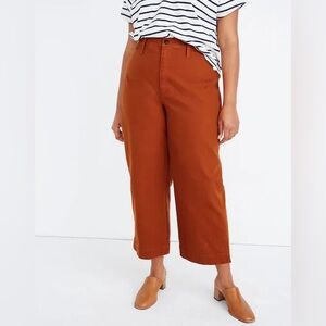 EUC Madewell Curvy Slim Emmett Wide-Leg
Crop Cotton Pants | Women’s 34 (18W)